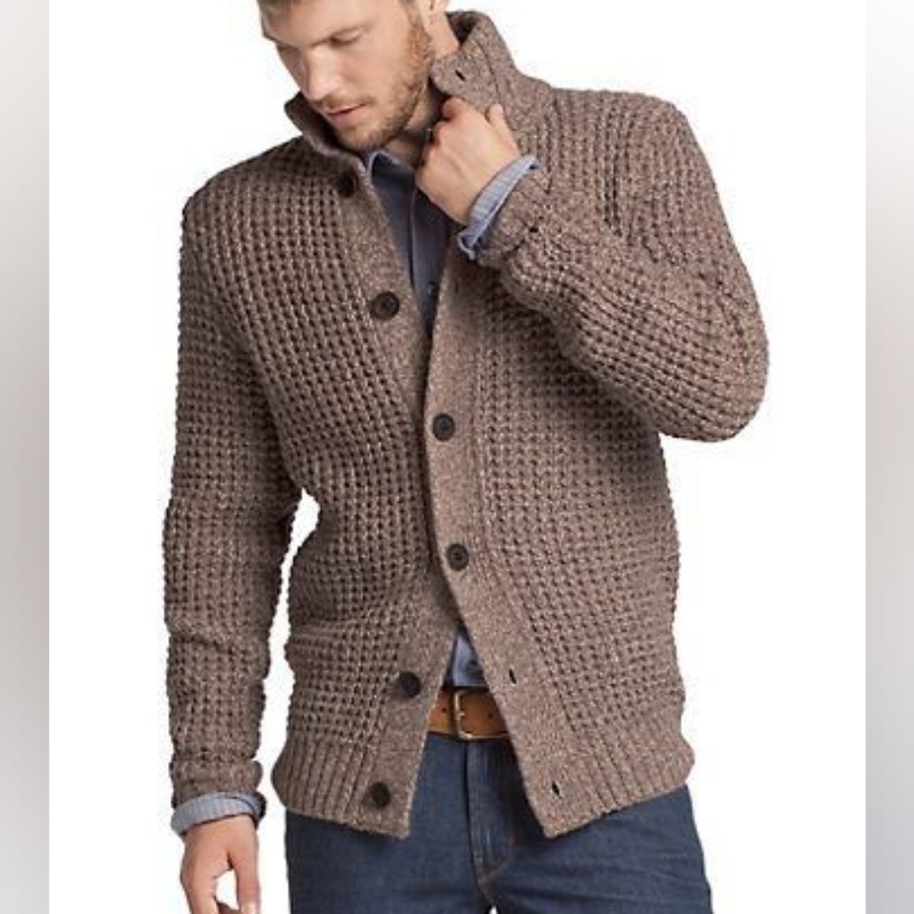Hugo Boss Wool Button Up Cardigan